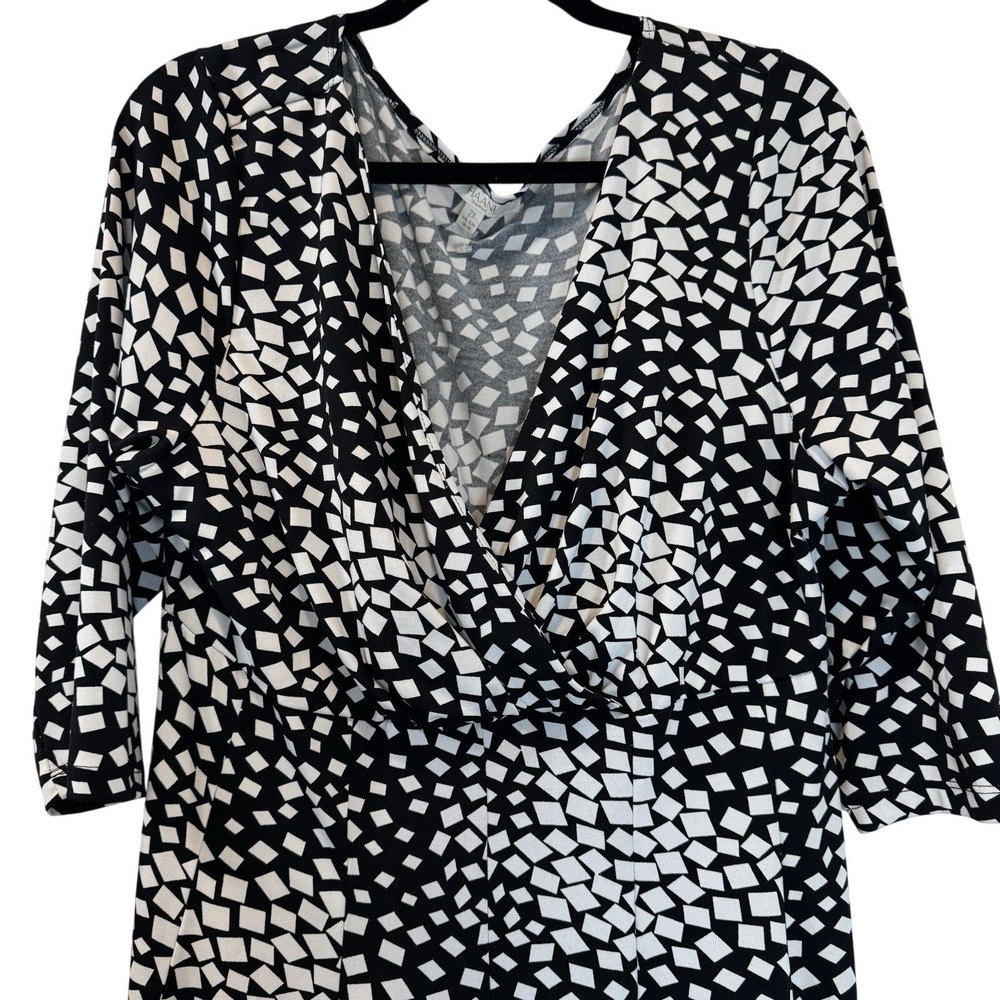 Haani Midi Dress Size 2X Boho Retro Spring‎ Feminine Old Money Career Preppy